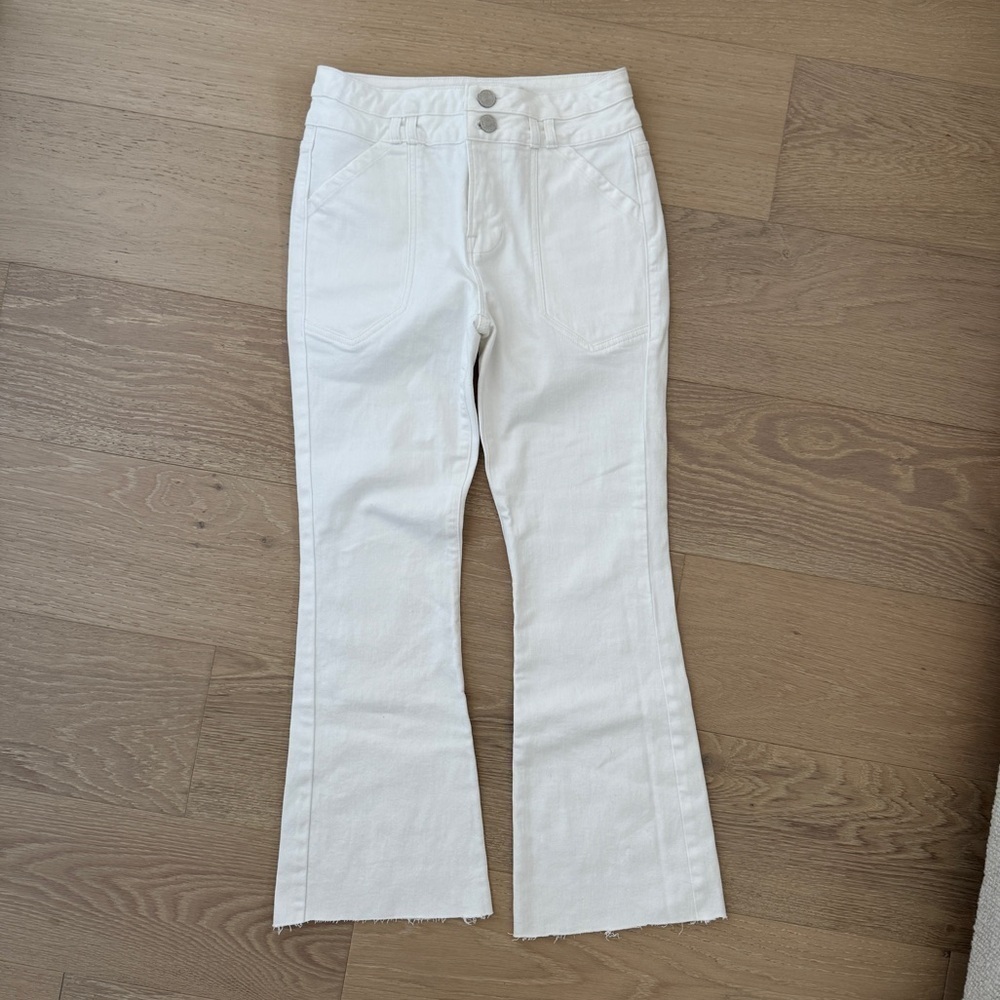 Frame High Waist Flared Jeans